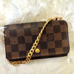 Louis Vuitton Damier Porte Monnaie Billets Tresor Bifold Wallet /